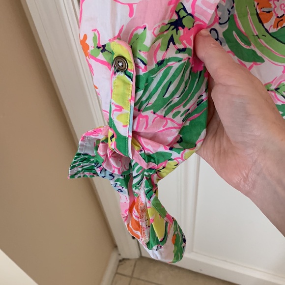 Lilly Pulitzer for target floral button down blouse size xs - Picture 4 of 6